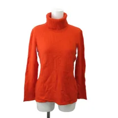 ピエールカルダン Pierre Cardin ニット セーター M 赤 レッド リブ編み 長そで /RN ■ECB007のサムネイル