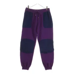 GUCCI (グッチ) ×THE NORTH FACE Sweat Pants ノースフェイス ナイロン切替 スウェットパンツ パープル 671463 XJDRNのサムネイル