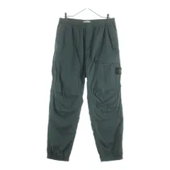 STONE ISLAND (ストーンアイランド) ロゴパッチ付き マルチポケット イージー カーゴパンツ カーキ 801530510のサムネイル