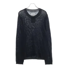 Maison Margiela (メゾンマルジェラ) 16AW REPLIC A アルパカウール クルーネックニットセーター ブラック S50HA0674のサムネイル