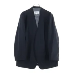 Maison Margiela (メゾンマルジェラ) 24AW ボタンレス ノーカラー テーラードジャケット ブラック S50BN0447 S44330のサムネイル
