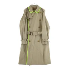 BURBERRY (バーバリー) Honey Beige Canvas Trench Coat ハニーベージュ コットンキャンバス トレンチコート パイピングテープ ベージュ 4069176のサムネイル