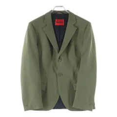 HUGO BOSS (ヒューゴボス) スリムフィット 2B ツイル テーラードジャケット カーキ 6028590のサムネイル