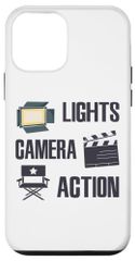 Lights Camera Action - Funny Movie Director スマホケース iPhone 12 mini 用