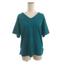 ビームスライツ BEAMS Lights カットソー Tシャツ Vネック 半袖 緑系 グリーン系 38 ■OOMのサムネイル