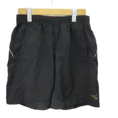 ディアドラ DIADORA ハーフパンツ ショートパンツ スポーツ用 イージー ロゴ S 黒 ブラック /XZ ■ECA007のサムネイル