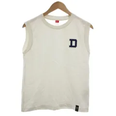 ダブルスタンダードクロージング ダブスタ DOUBLE STANDARD CLOTHING カットソー  ノースリーブ  F 白 ホワイト ロゴ クルーネック /IBのサムネイル