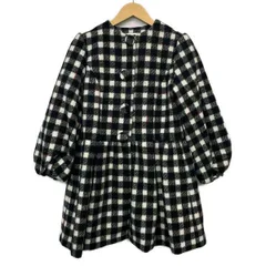 Chesty(チェスティ) コート サイズ0 XS レディース美品  - 黒×白×ボルドー 長袖/チェック柄/冬のサムネイル