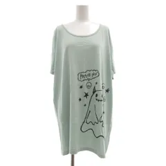 ピースナウ PEACE NOW カットソー Tシャツ M 緑 グリーン プリント クルーネック 半袖 /SXのサムネイル