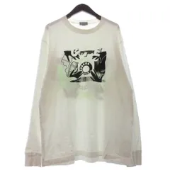 シーイー C.E Tシャツ カットソー 長袖 プリント 白 ホワイト XLのサムネイル