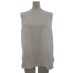バーニーズニューヨーク BARNEYS NEW YORK ウォッシャブル シフォンタンクトップ 2219293 白 ホワイト ■OOMのサムネイル