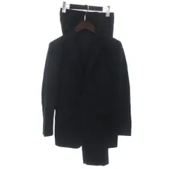 バーバリーブラックレーベル BURBERRY BLACK LABEL シングル スーツ セットアップ シャドウストライプ 黒 ブラック 36R ■GY99のサムネイル