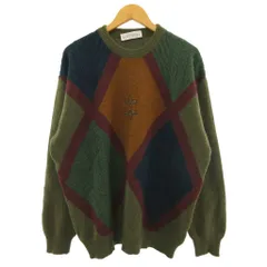 ジバンシィ GIVENCHY GENTLEMAN ジェントルマン ヴィンテージ ニット セーター グリーン M ■GY09のサムネイル