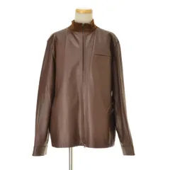 【APC】90s フランス製 archive ジップアップ ブルゾンレザージャケットのサムネイル