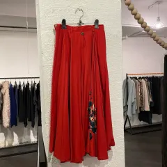 YOHJI YAMAMOTO ヨウジヤマモト フローラル グラフィック スカートのサムネイル