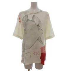 バレンシアガ BALENCIAGA アーカイブ エレファント Ｔシャツ カットソー 半袖 プリント アイボリー Mのサムネイル