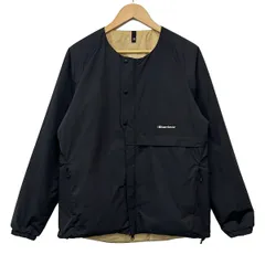 Karrimor(カリマー) コート サイズM メンズ美品  ガストリバーシブル ノーカラージャケット 101449 ダークグレー×ベージュのサムネイル