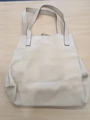 【イタリア製】'S Max Mara レザー ショルダーバッグ アイボリー A4可のサムネイル