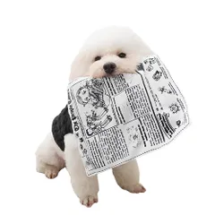 LOYELEY 犬専用新聞おもちゃ 犬 おもちゃ 噛むおもちゃ 音が鳴る 知育おもちゃ 清潔 歯磨き 耐久性 噛み耐性 水洗いOK ストレス解消 (A, 25*18cm)のサムネイル