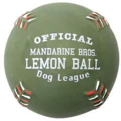 マンダリンブラザーズ 犬用おもちゃ LATEX LEMON BALL TOY/GREEN/グリーンのサムネイル