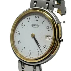【Hermes】エルメス メンズ 腕時計 コンビ ヴィンテージ クオーツ デイト付き 不動のサムネイル