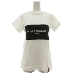ダブルスタンダードクロージング ダブスタ DOUBLE STANDARD CLOTHING Tシャツ クルーネック 半袖 ロゴプリント F 白 ホワイト /SCのサムネイル