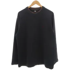 ヘリーハンセン HELLY HANSEN スウェット XL 紺 ネイビー ワッフル生地 ラウンドネック 長袖 /SC ■ECF007のサムネイル