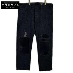 RRL　ダブルアールエル　ブラック REPAIR OFFICERS WOOL TROUSER/リペア ウールトラウザー　34/32のサムネイル