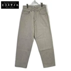 AURALEE　オーラリー　26SS A26SP02BD グレー FADED HARD TWIST BROWN DENIM WIDE PANTS　28のサムネイル