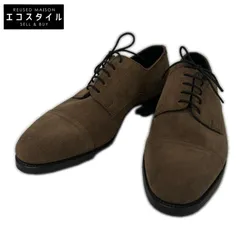 HERMES　エルメス　【美品】JOHNLOBB製 HANLEY 英国製 H413ラスト スエード キャップトゥ シューズ 　6のサムネイル