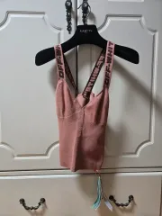 新品 Off-White オフホワイト ピンク トップス お買い物バッグ プレゼント用のサムネイル