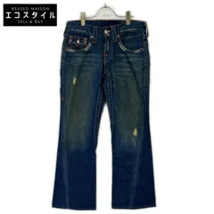 TRUE RELIGION　トゥルーレリジョン　600126 04-803 ブルー  JOEY USA製 ブーツカット デニムパンツ　28×33のサムネイル
