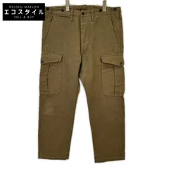 RRL　ダブルアールエル　カーキ Hudson Twill Cargo Trousers/コットンリネンウール ツイルカーゴパンツ　34/32のサムネイル