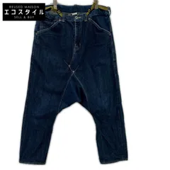 GANRYU　ガンリュウ　16AW インディゴ ER-P001 セルビッジ サルエルデニムパンツ　Sのサムネイル