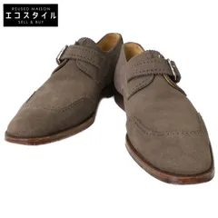 HERMES　エルメス　【美品】スエード モンクストラップ シューズ　41のサムネイル
