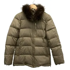 DEUXIEME CLASSE(ドゥーズィエム) ダウンジャケット サイズ38 M レディース美品  - ベージュ×ダークブラウンのサムネイル