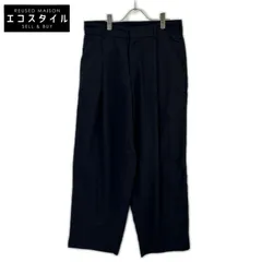kolor　カラー　23SS 23SCM-P13109 ネイビー トロピカルウール WOOL WIDE PANT ワイドパンツ　1のサムネイル