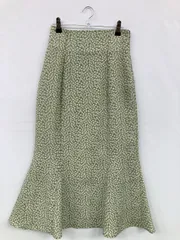 flower フラワー ロングスカート F グリーン レディースのサムネイル