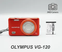 OLYMPUS VG-120 レッド コンパクトデジタルカメラ 動作確認済みのサムネイル
