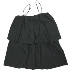 BEAUTY&YOUTH UNITED ARROWS ビューティーアンドユース ユナイテッドアローズ 日本製 ティアードキャミソール 2WAY 1621-242-1797 Free BLACK トップス g25413のサムネイル
