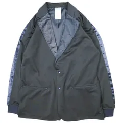GDSS ジーディーエスエス 24SS 日本製 SMOKING JACKET スモーキングジャケット 100-GDS-233005 S NAVY ジャージー サイドライン アウター g25884のサムネイル