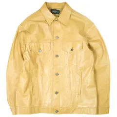 UNUSED アンユーズド 21AW 日本製 LEATHER JACKET オーバーサイズ ホースレザージャケット US2113 4 CAMEL 革ジャン 定価141,900円 3rd トラッカー アウター g25991のサムネイル