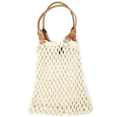 MAISON N.H PARIS メゾンエヌアッシュパリ GOA メッシュトートバッグ NATURAL カバン g25927のサムネイル