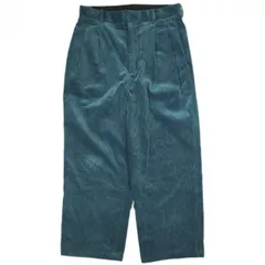 coupronde クープロンド 24AW 日本製 corduroy pants 2タックコーデュロイパンツ 50 blue ボトムス g26177のサムネイル