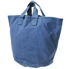tao COMME des GARCONS タオ コムデギャルソン 24SS 日本製 綿キャンパスパラフィン加工製品洗トートバッグ TM-K202 BLUE Tricot トリコ カバン g26204のサムネイル