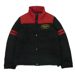VANSON バンソン ナイロン 中綿 ポリエステル ジャケット 日本製 ブラック系 レッド系 M【中古】のサムネイル