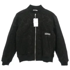uniform experiment ユニフォームエクスペリメント 26SS UE-260022 JACQUARD SHORT BLOUSON ボタニカル 総柄 ジャカード ショート フライトブルゾン ブラック系 2【新古品】【未使用】【中古】のサムネイル
