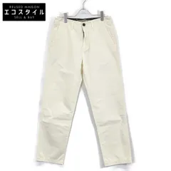 STONE ISLAND　ストーンアイランド　7415315WA アイボリー ロゴパッチウォッシュドトラウザーパンツ　29のサムネイル