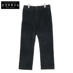 RRL　ダブルアールエル　782804288001 ブラック コットン ボタンフライ 太畝コーデュロイストレートパンツ　28×30のサムネイル