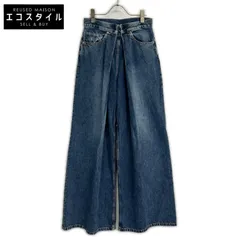 JOHN LAWRENCE SULLIVAN　ジョンローレンスサリバン　ブルー JLSW-02-S WASHED DENIM WIDE PANTS　Mのサムネイル